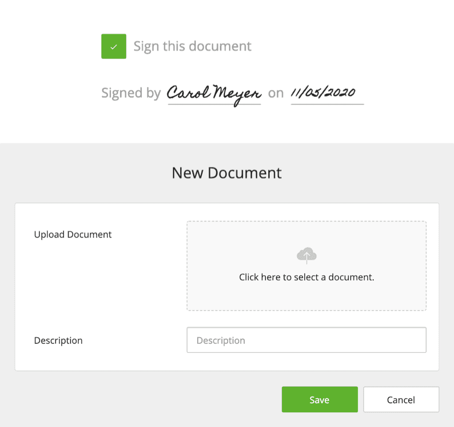 Built in e-signing for Onboarding Built in e-signing for Onboarding